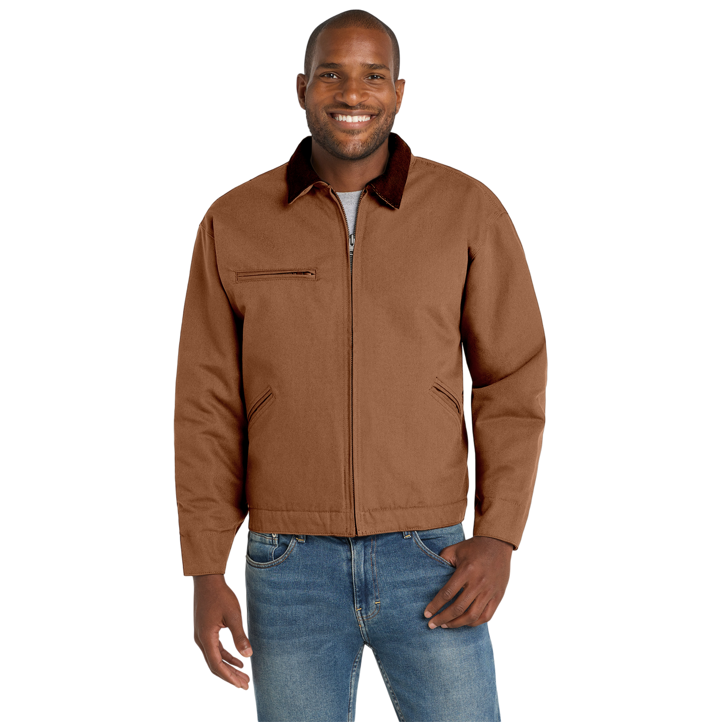 CornerStone® Unisex Duck Cloth Work Jacket (Embroidery)