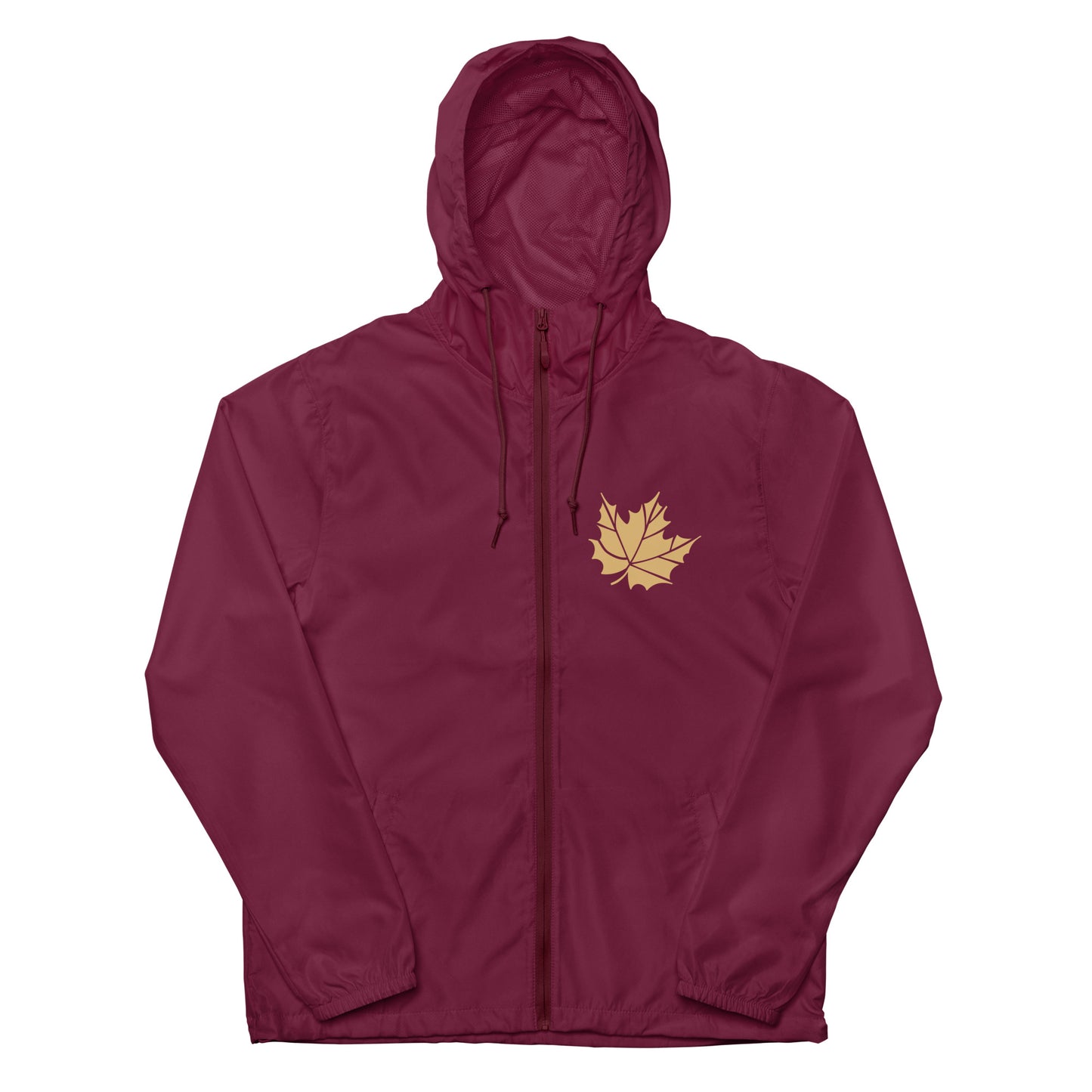 Unisex lightweight zip up windbreaker