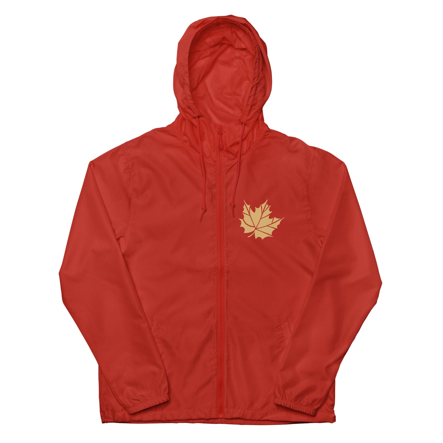 Unisex lightweight zip up windbreaker