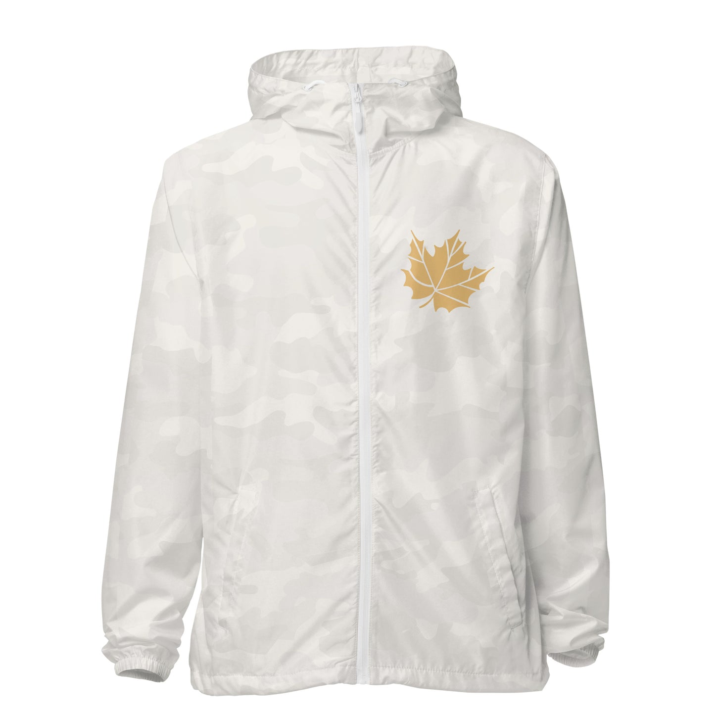 Unisex lightweight zip up windbreaker